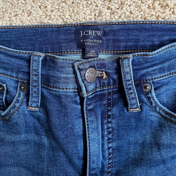 J.Crew 9” High Rise Skinny size 29 - Picture 8 of 11